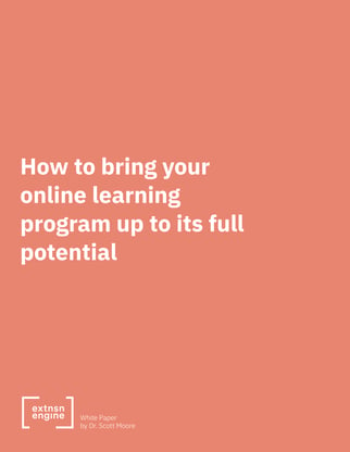 [WHITE PAPER COVER] How to Bring Your Online Learning Program Up to Its Full Potential (Higher Ed)