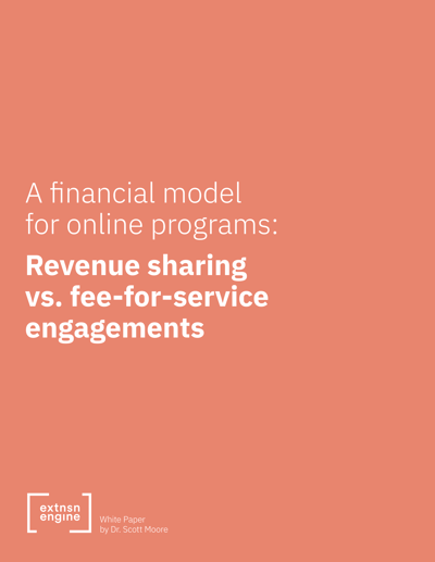 Rebrand - [WHITE PAPER COVER] A Financial Model for Online Programs (higher ed)